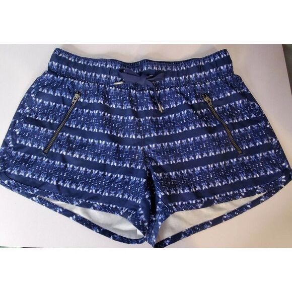 Athleta Sway Shorts Printed Blue Ikat Women's XS - Picture 2 of 6